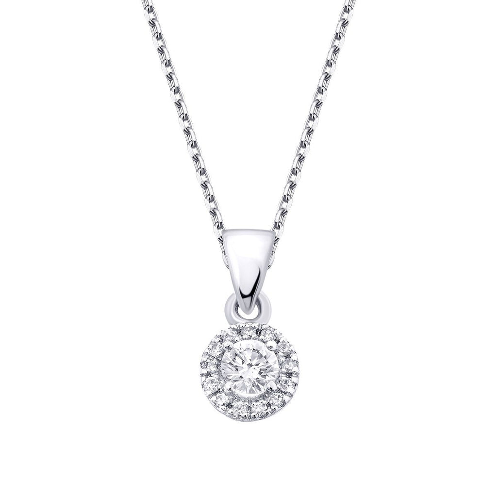 0.13 Karat Diamant Trend Halskette
