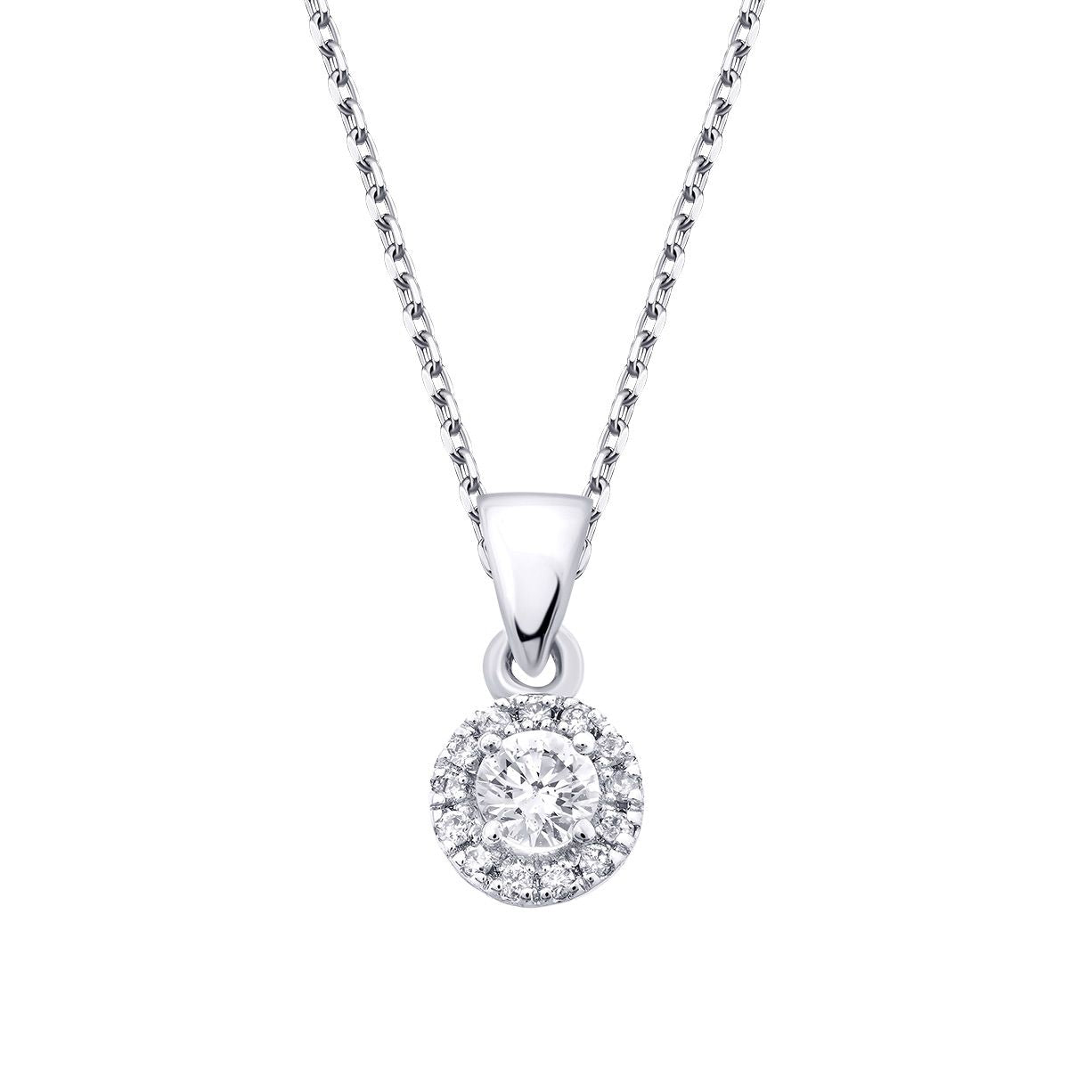 0.13 Karat Diamant Trend Halskette