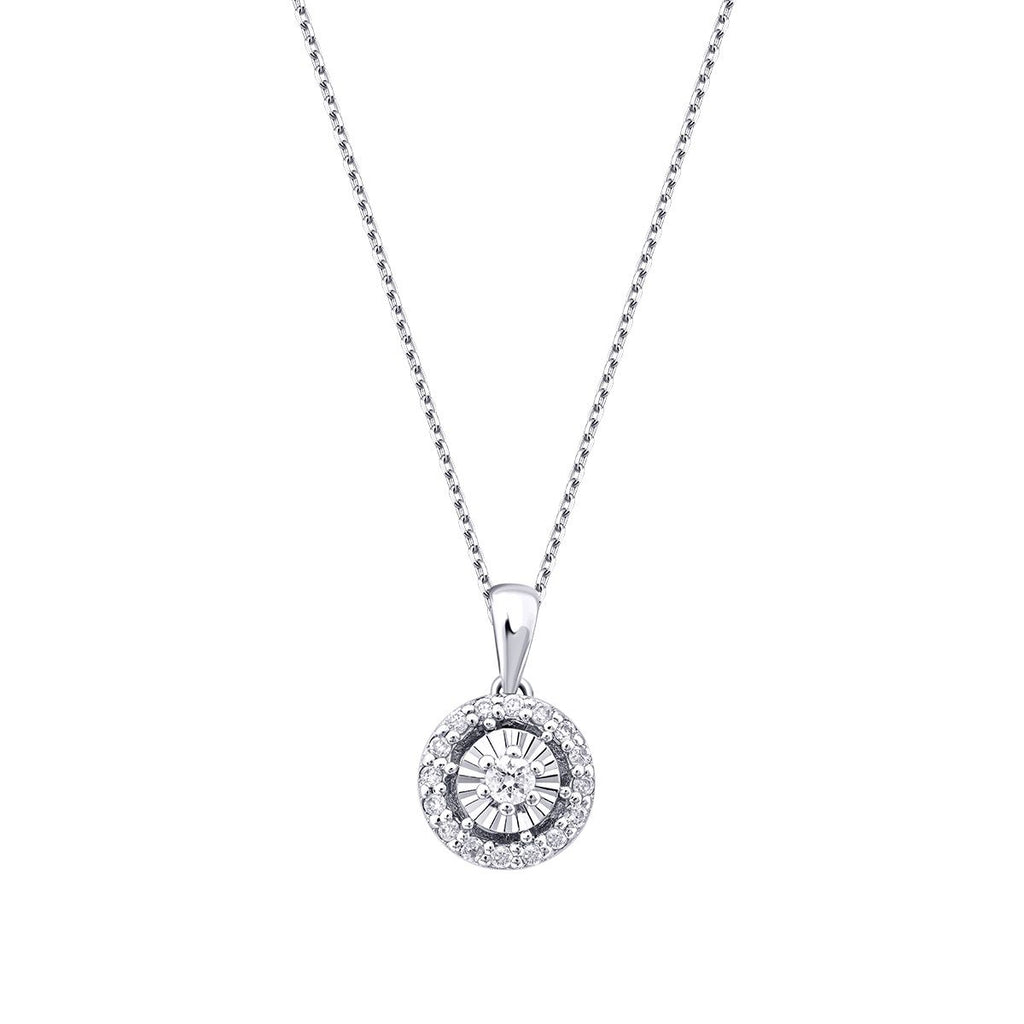 0.10 Karat Diamant Effect Trend Halskette