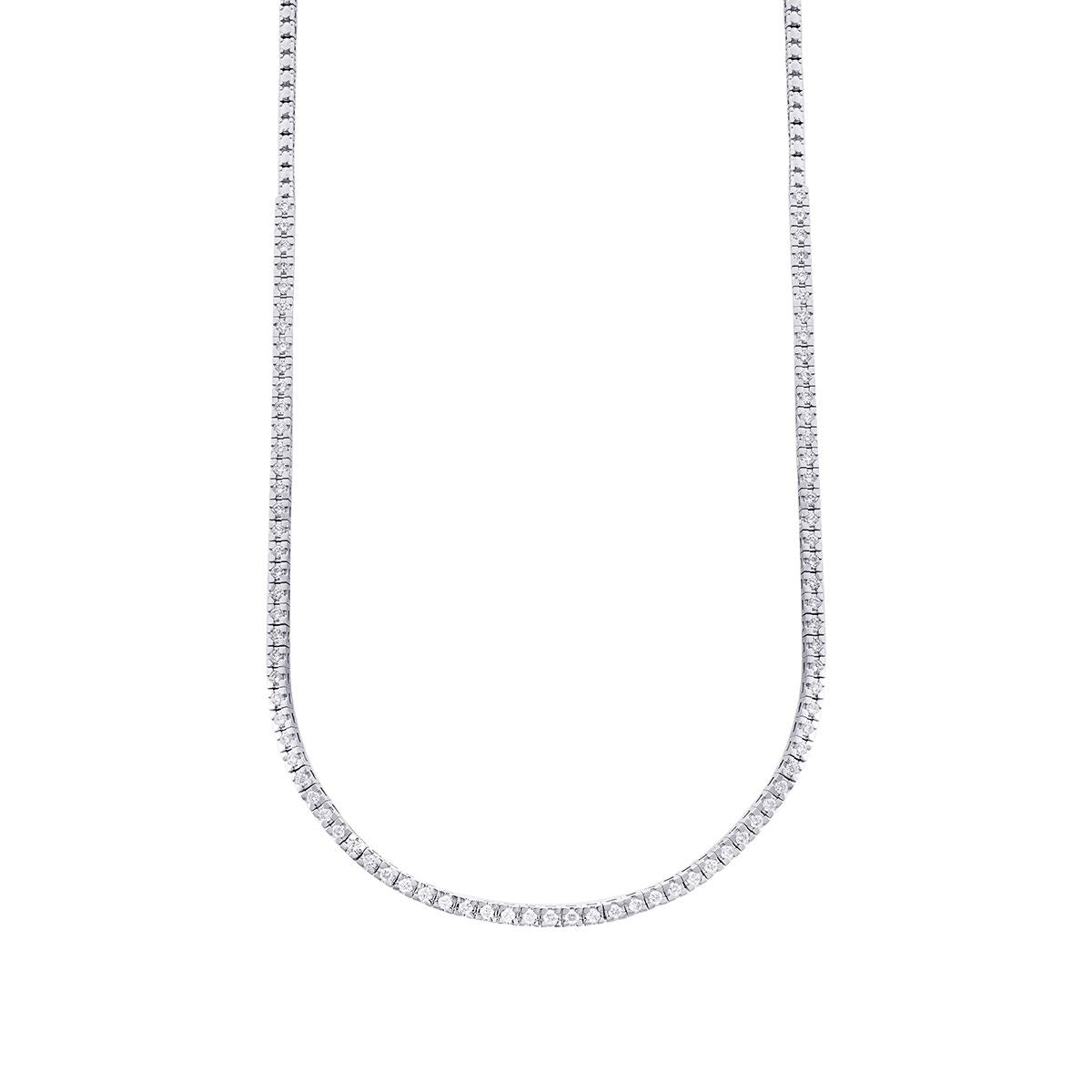 1.46 ct. Diamant Tennis Halskette