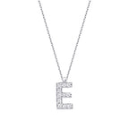 0.07 Karat Diamant E Buchstaben Halskette