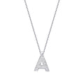 0.07 Karat Diamant A Buchstaben Halskette