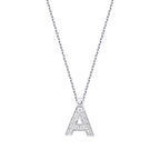 0.07 Karat Diamant A Buchstaben Halskette