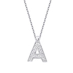 0.07 Karat Diamant A Buchstaben Halskette