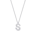 0.08 Karat Diamant S Buchstaben Halskette
