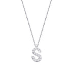 0.08 Karat Diamant S Buchstaben Halskette