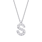 0.08 Karat Diamant S Buchstaben Halskette