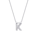 0.06 Karat Diamant K Buchstaben Halskette