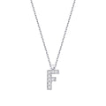 0.08 Karat Diamant F Buchstaben Halskette
