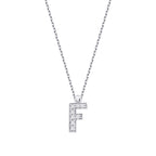 0.08 Karat Diamant F Buchstaben Halskette