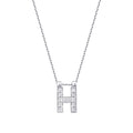 0.06 Karat Diamant H Buchstaben Halskette