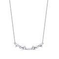 0.10 Karat Diamant Rund Stein Halskette