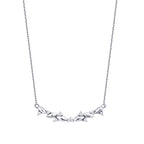 0.10 Karat Diamant Rund Stein Halskette