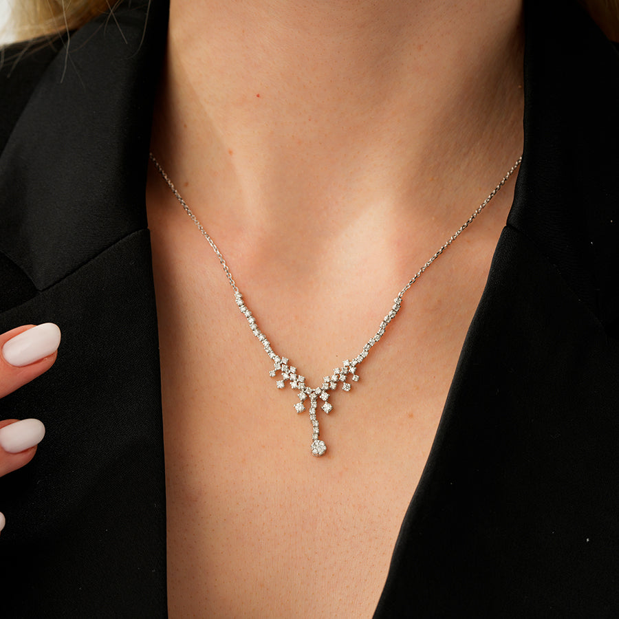1.26 Karat Diamant Halskette