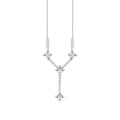 0.12 Karat Diamant Hängende Halskette