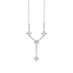 0.12 Karat Diamant Hängende Halskette
