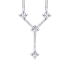 0.12 Karat Diamant Hängende Halskette