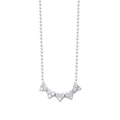 0.32 Karat Diamant Herz Halskette