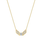 0.21 Karat Diamant Geometrisch Trend Halskette