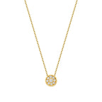 0.06 Karat Diamant Rund Halskette