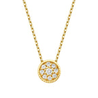 0.06 Karat Diamant Rund Halskette