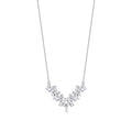 0.82 Karat Diamant Baguette Trend Halskette