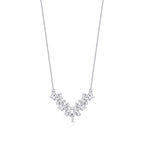 0.82 Karat Diamant Baguette Trend Halskette