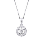 0.20 Karat Diamant Rund Trend Halskette