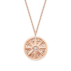 0.03 Karat Diamant Auge Trend Halskette