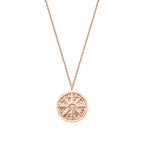 0.03 Karat Diamant Auge Trend Halskette
