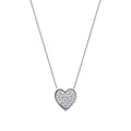 0.09 Karat Diamant Herz Halskette