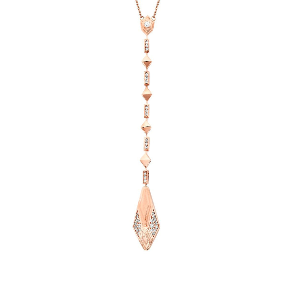 0.40 Karat Diamant Schlange Trend Halskette