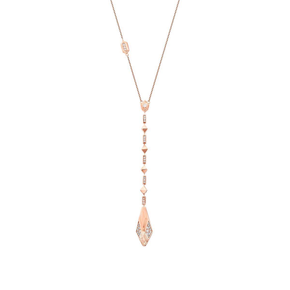 0.40 Karat Diamant Schlange Trend Halskette