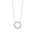 0.17 Karat Diamant Rund Trend Halskette
