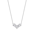 0.31 Karat Diamant Rund Stein Halskette