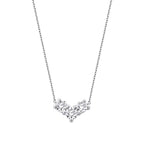 0.31 Karat Diamant Rund Stein Halskette