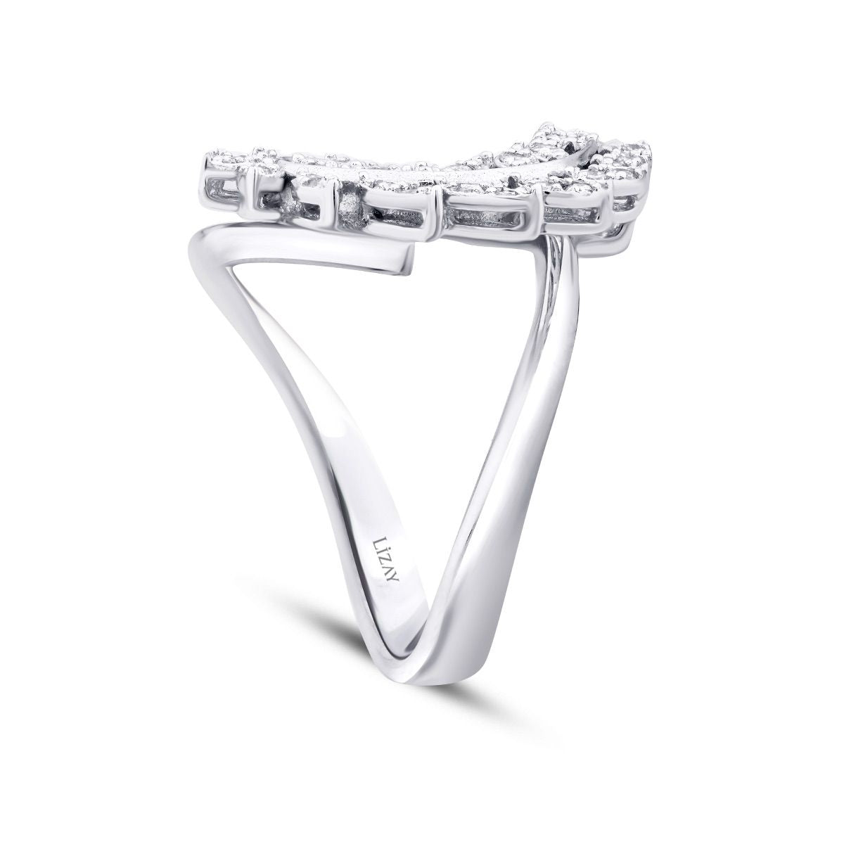 0.52 ct. Diamant Blatt Trend Ring