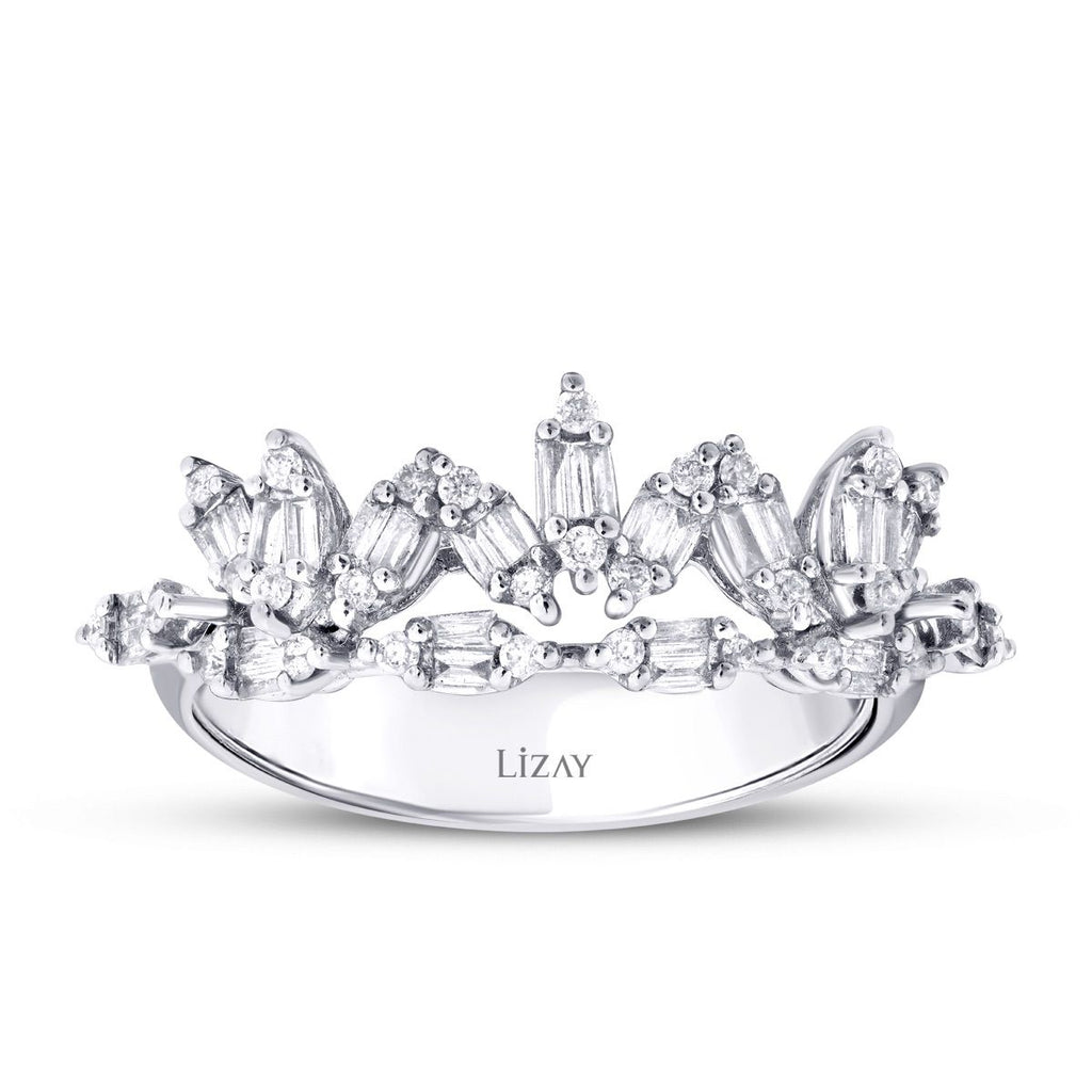0.41 Karat Diamant Baguette Ring