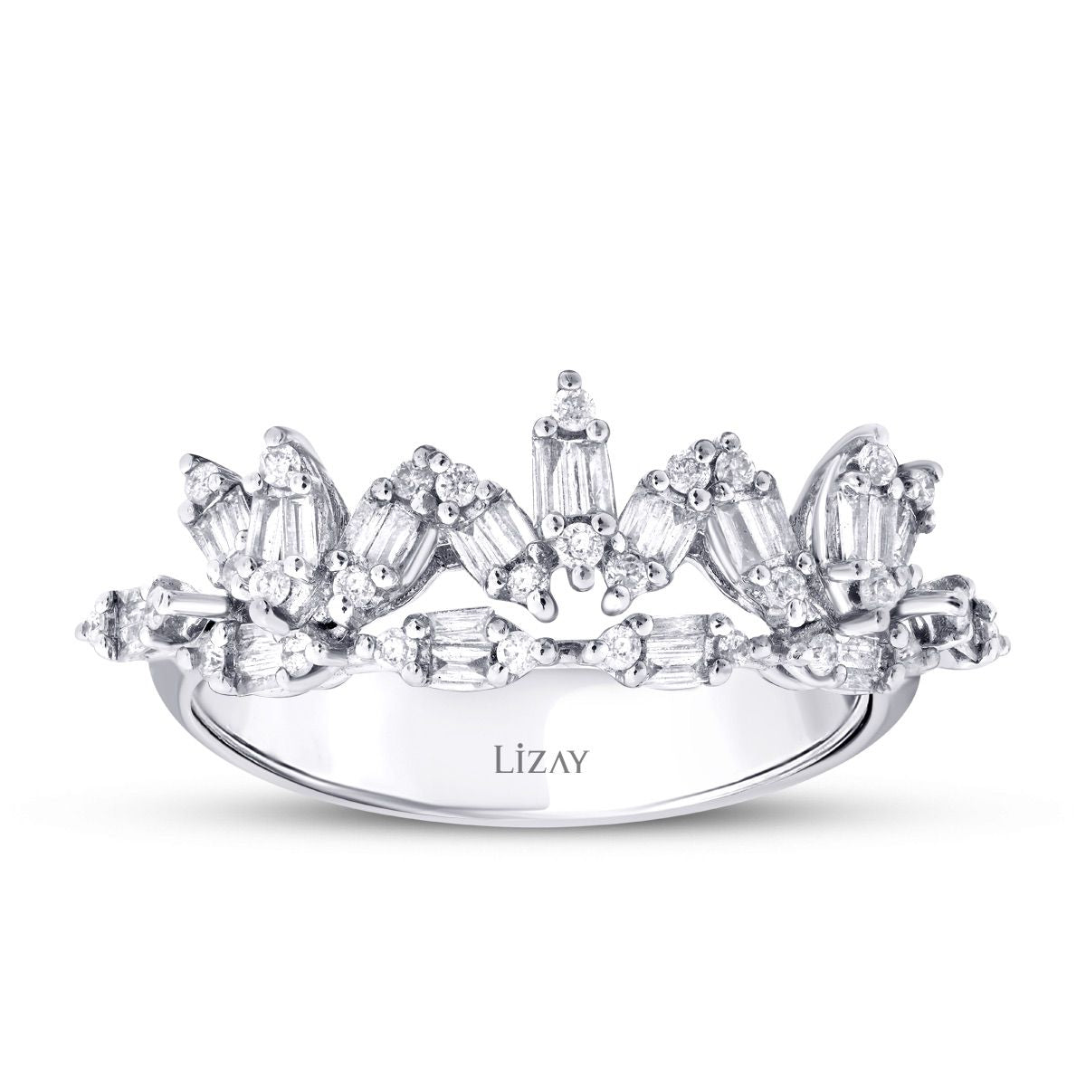 0.41 Karat Diamant Baguette Ring