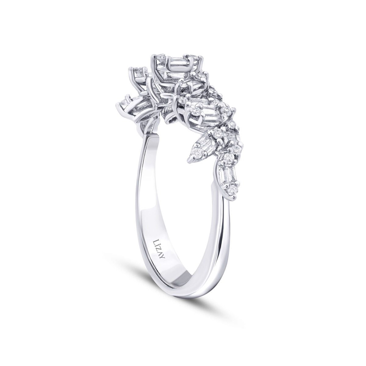 0.41 Karat Diamant Baguette Ring