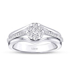 0.43 Karat Diamant Rund Stein Ring