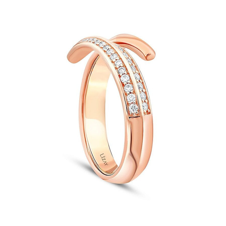 0.19 Karat Diamant Trend Spiralring