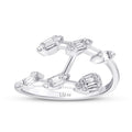 0.21 Karat Diamant Baguette Trend Ring