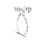 0.21 Karat Diamant Baguette Trend Ring
