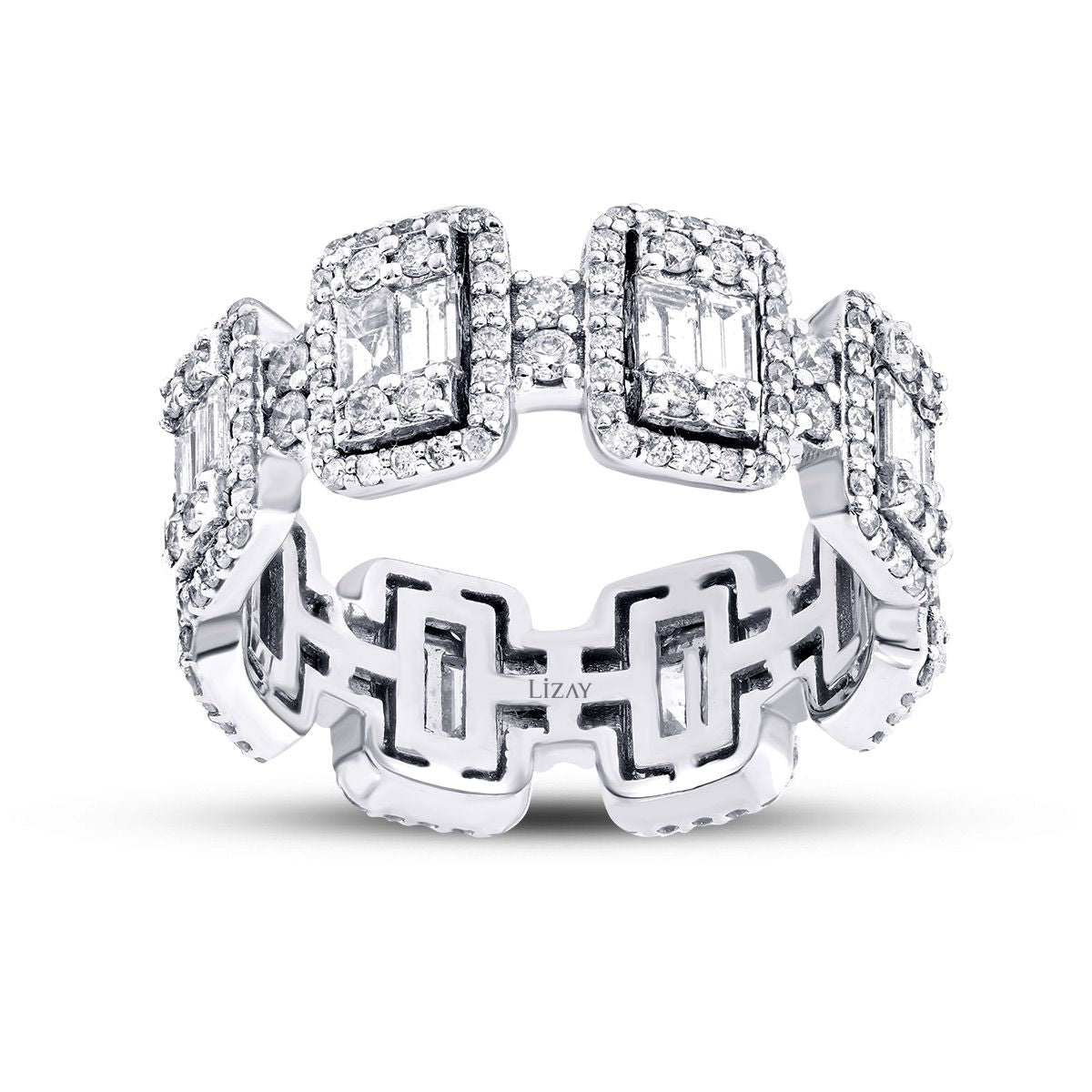 2.06 ct. Diamant Baguette Eternity Ring