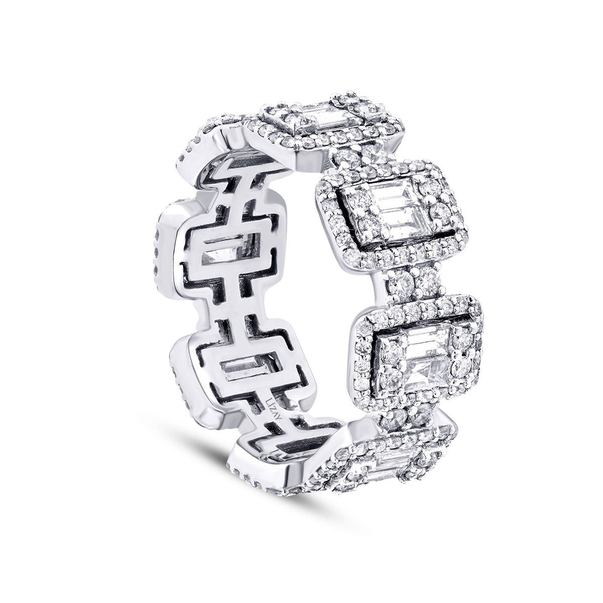 2.06 ct. Diamant Baguette Eternity Ring