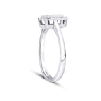 0.17 Karat Diamant Baguette Tropfen Trend Ring