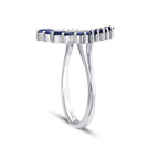 0.81 Karat Diamant Marquise Saphir Trend Ring