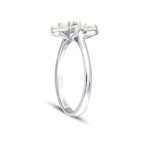 0.64 Karat Diamant Marquise Fancy Ring