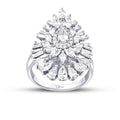 1.91 Karat Diamant Baguette Stein Tropfen Ring